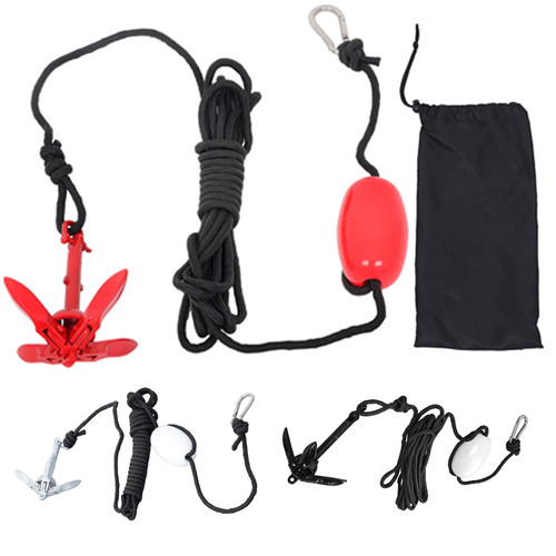 Portable folding grapnel - folding,