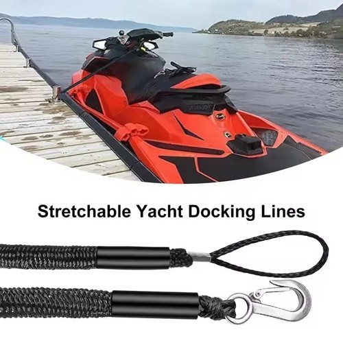 Kayak bungee dock line mooring - line,