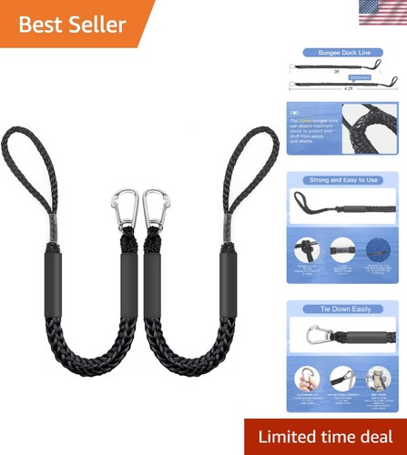 Bungee dock lines 3ft shock - -,