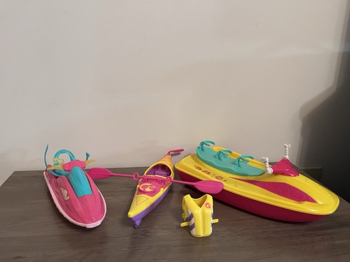 Barbie jet ski lot with - barbie, bonus