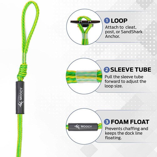 Boat bungee dock line - boat,