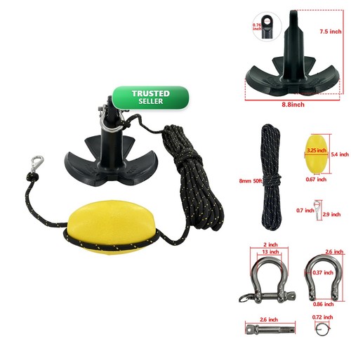Xialuo anchor kit black - kit, 12