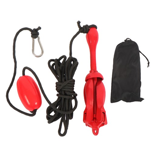 Portable folding anchor - folding, buoy