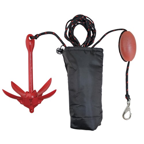 Complete grapnel anchor kit - grapnel,